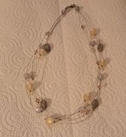 Collier 925 perle mat en verre