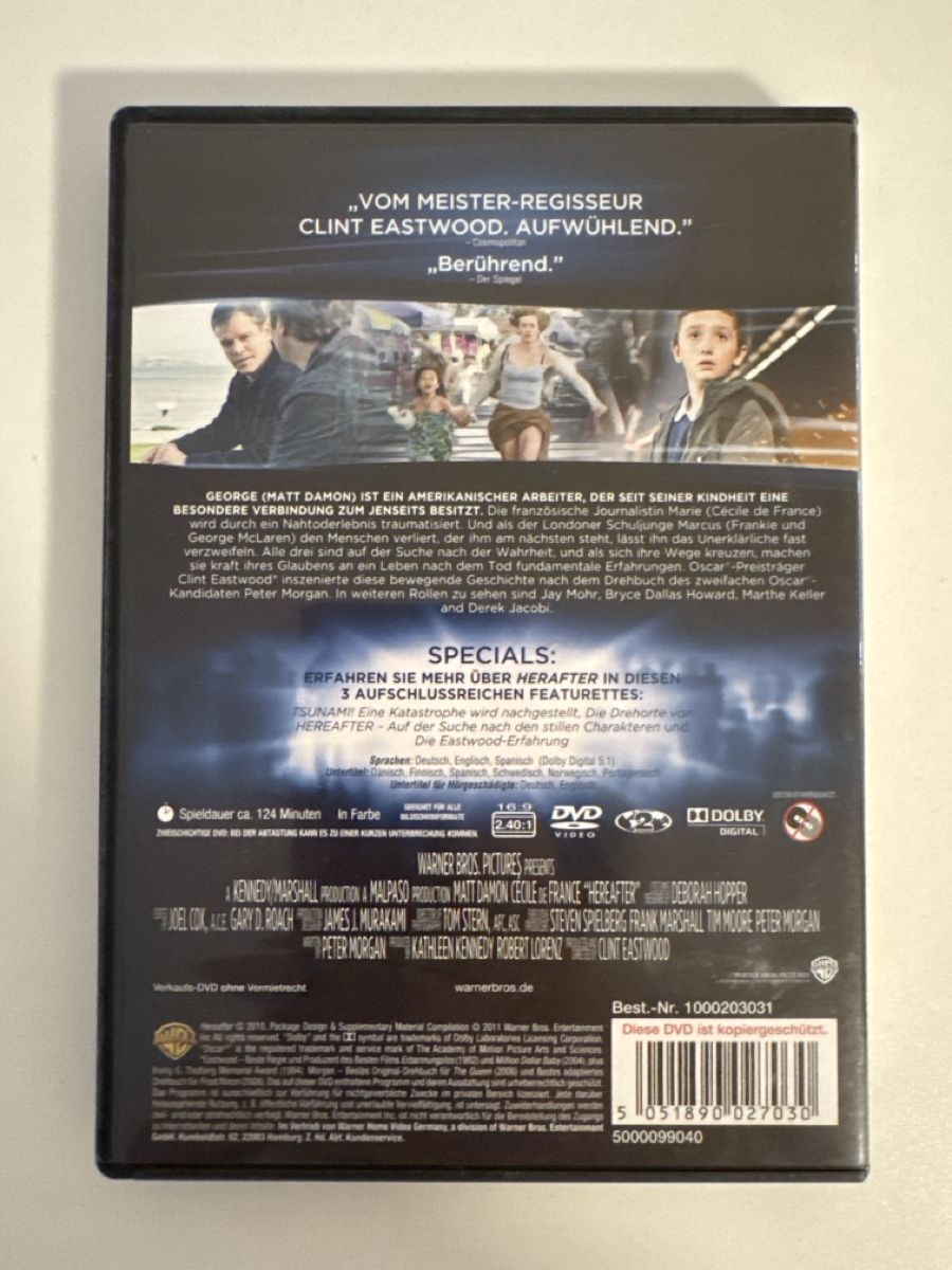 Tutti i DVDs: Hereafter - DVD – Nuovo (secondo la descrizione) da Bülach venduto da sunshiine_ 1