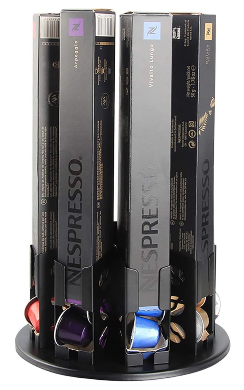 Nespresso Kapselhalter Aufbewahrung Karussell Kaffee (Neu und  originalverpackt) in Blach fr CHF 89.95  mit Lieferung auf Ricardo kaufen