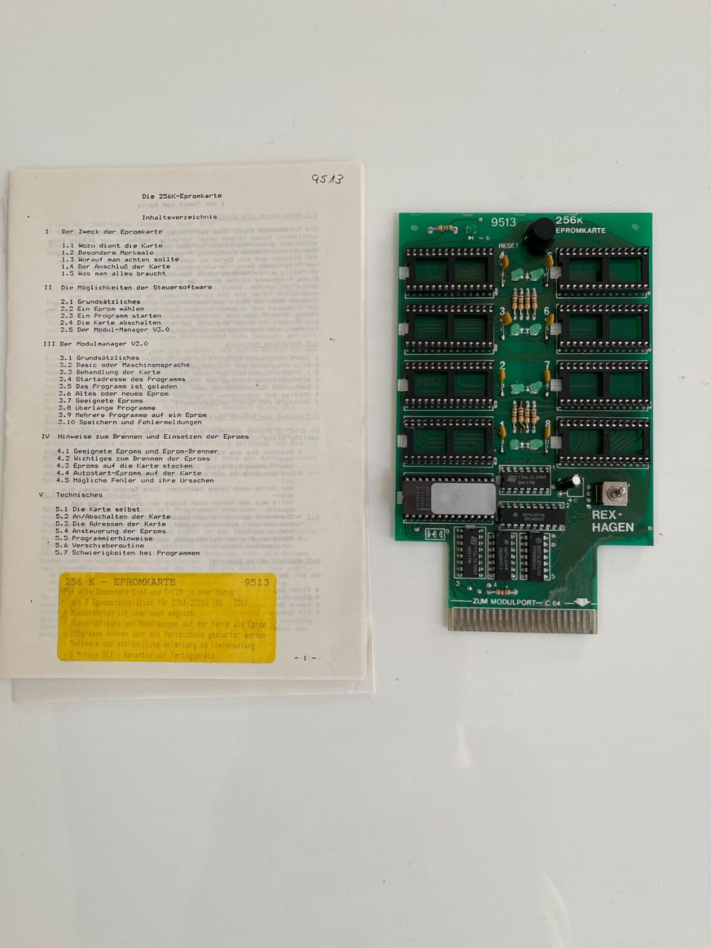 Commodore PCs: Carte "Tiny-EPROMer" pour Commodore C64 – Gebraucht aus Riaz von Ritch32358 1
