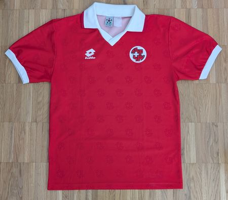 Schweiz Trikot Lotto M 90er 