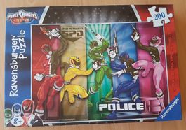 PUZZLE RAVENSBURGER / POWER RANGERS 200 TEILE (NEUWERTIG)