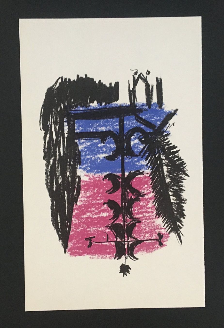 Grafica & Litografie: F.Vordemberge "Rheinfahrt der Magier"  Lithographie – Usato da Nennigkofen venduto da juhit 1
