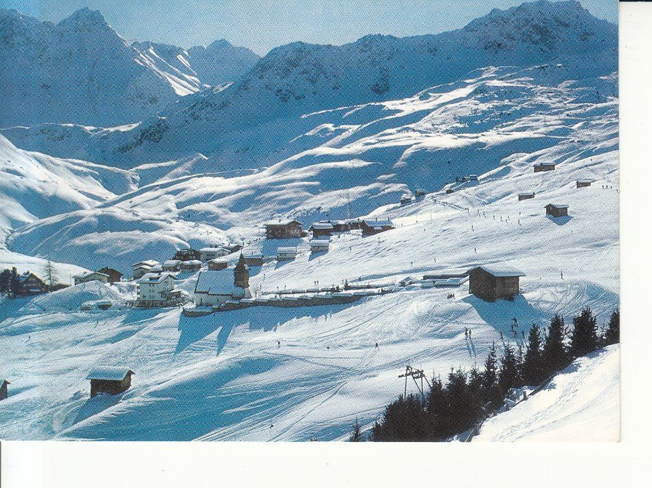 Ansichtskarten: Arosa Bergkirchli 1977 – Gebraucht aus Bürglen TG von StampGraf