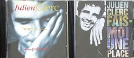 Julien Clerc 2 CD's - Amours secrètes et Fais-moi une place