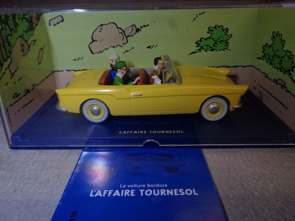 Voiture Tintin 1/24 Hachette N°36 - La Conduite Intérieure Beige, Neuve