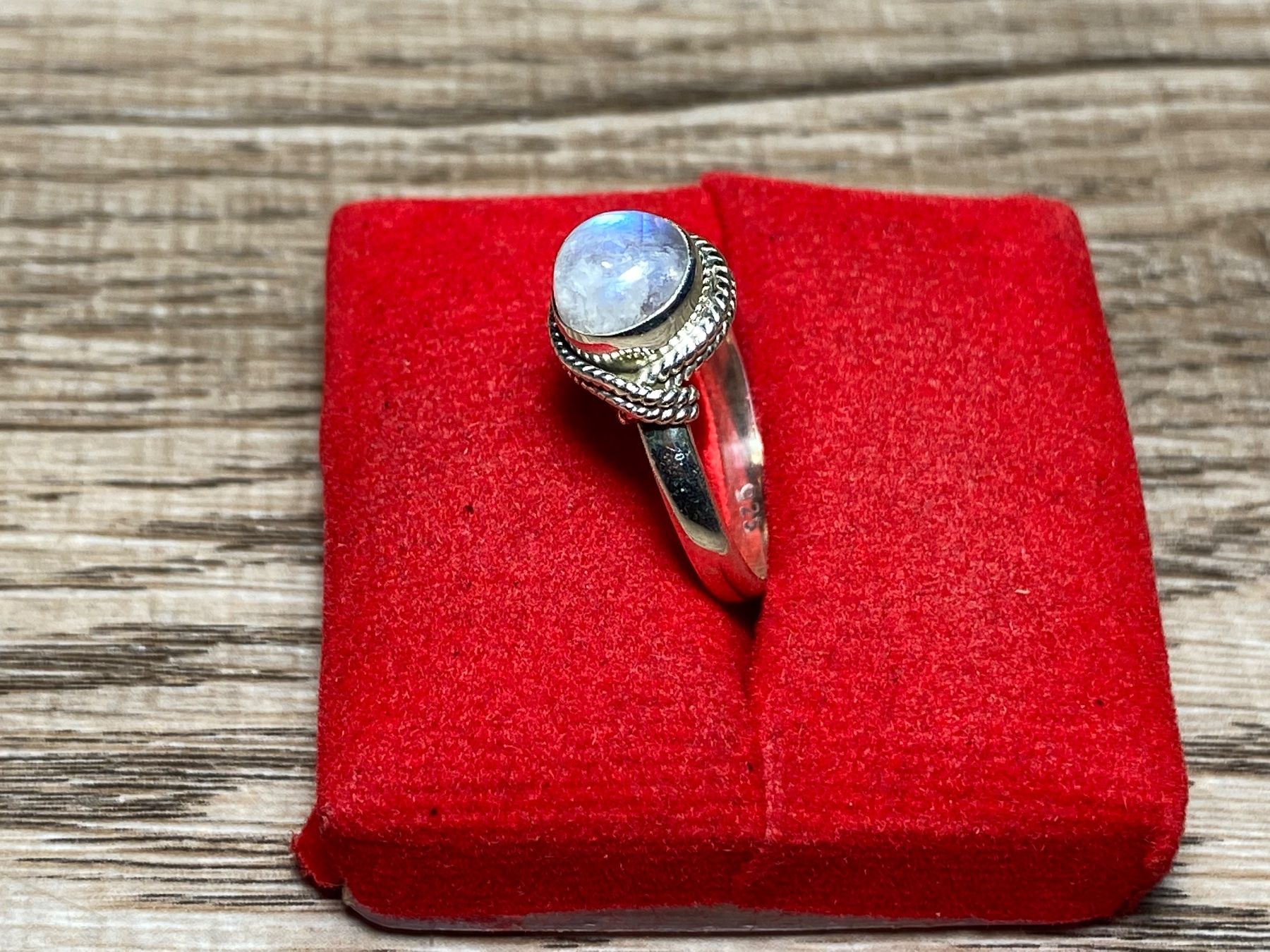 Anelli: 925 Silber Ring - natürlicher Mondstein – Nuovo e nell'imballaggio originale da Laax venduto da Kiki_Kingdom3 3