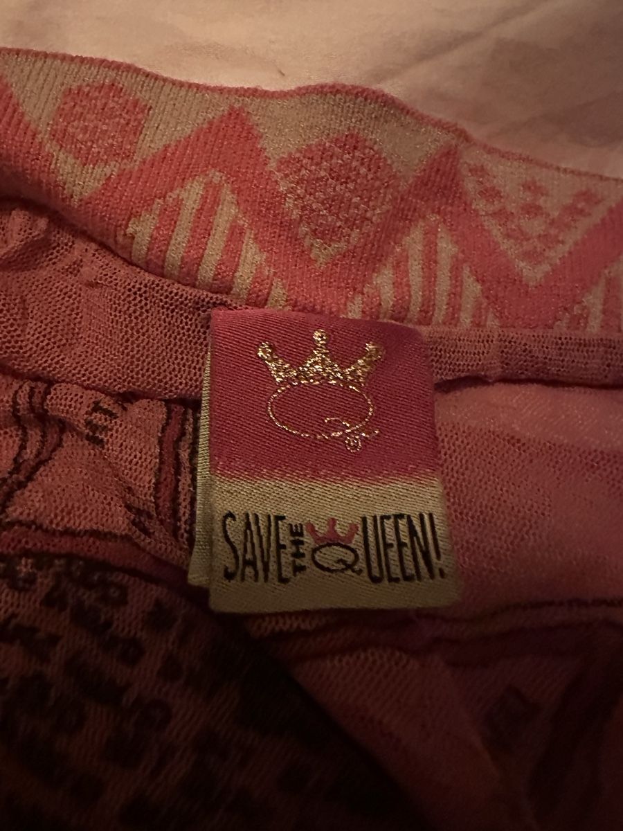T-shirt: Save the Queen Oberteil Print Kurzarm Grösse S – Usato da Bern venduto da Noeci 3
