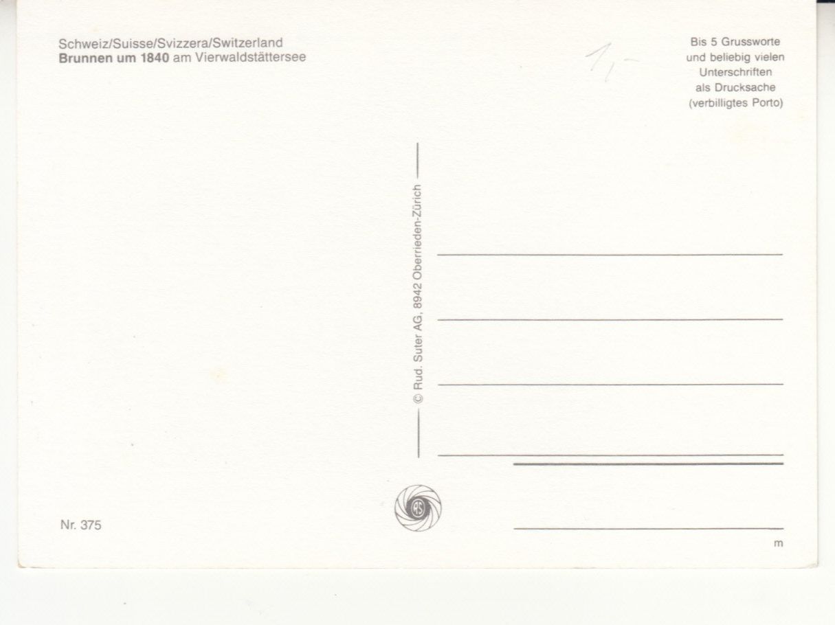 Cartes postales: Brunnen Retro ca. 1980 – D'occasion à Bürglen TG par StampGraf 1