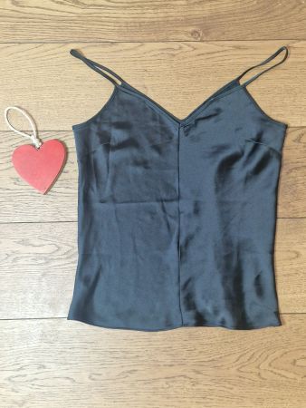 Damen Spaghettitop H&M schwarz Grösse S wie neu