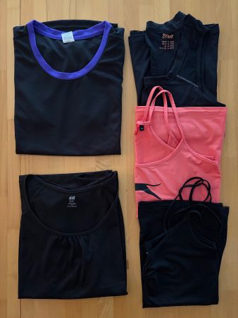 Sport Set (2x T-Shirt, 2x Träger-Shirt, 1x TankTop)