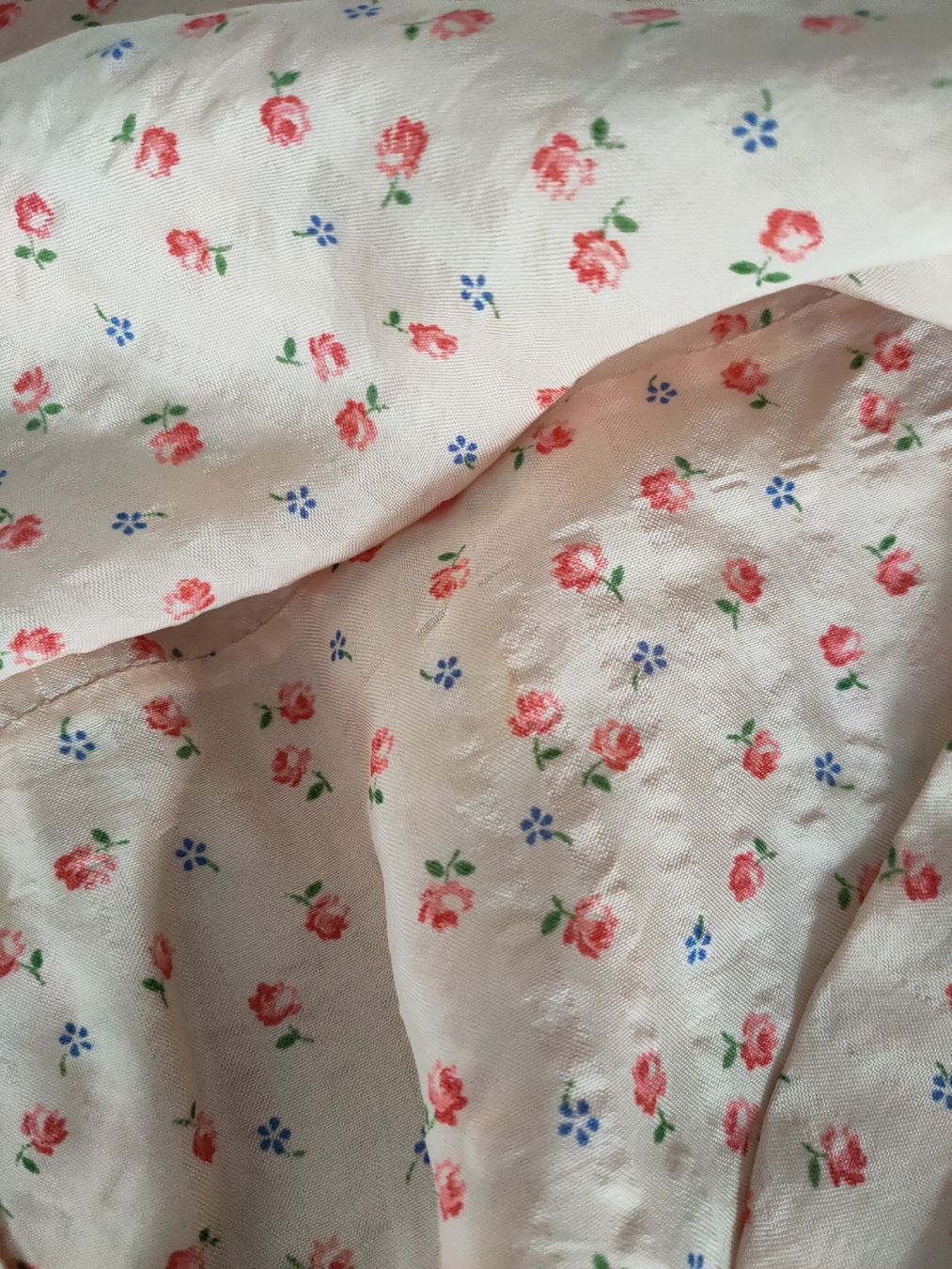 Stoffe: Stoffreste-Sortiment: vintage Baumwolle, Biedemeier & Jeans – Gebraucht aus Gipf-Oberfrick von minini 8