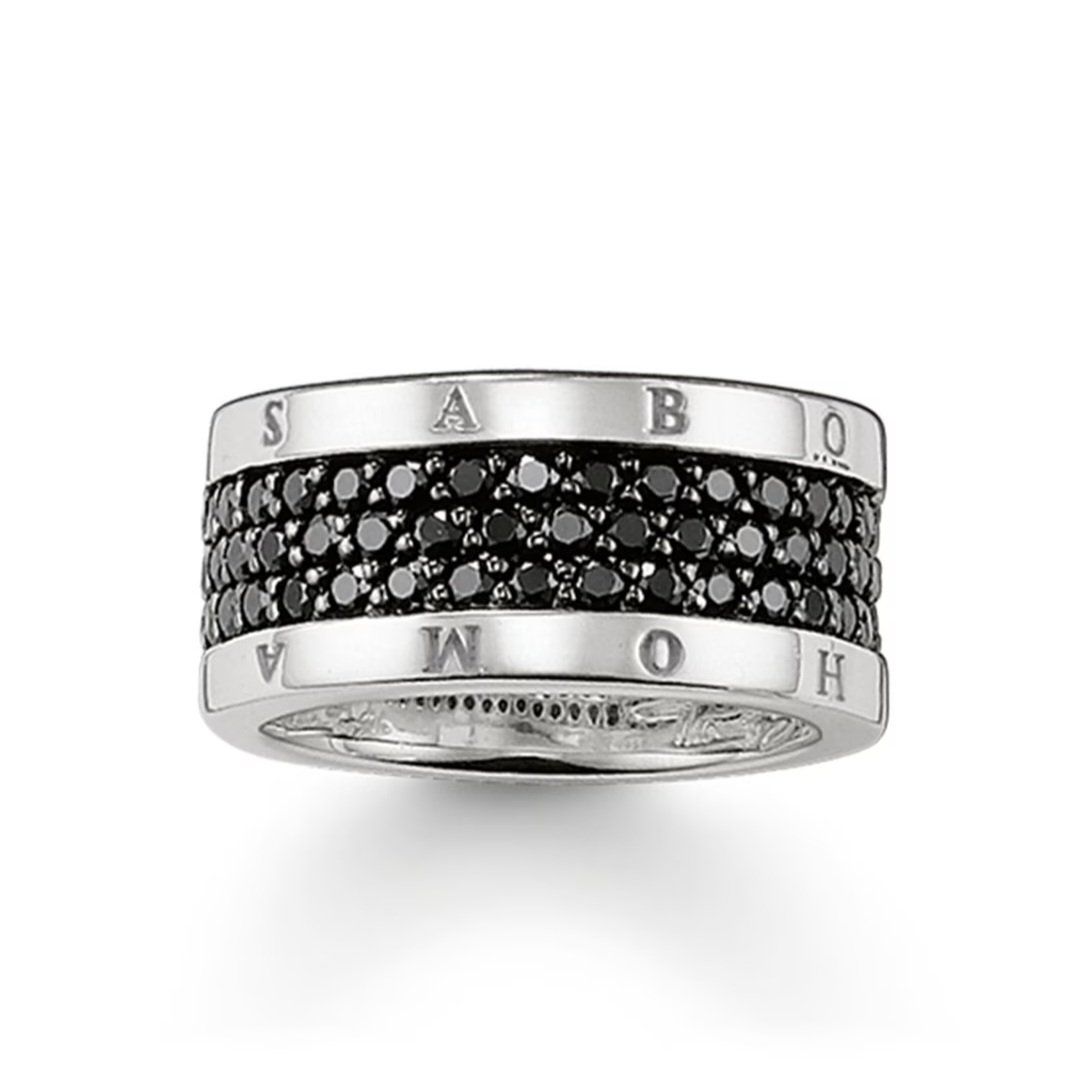 Thomas Sabo Anelli: thomas sabo eternity ring classic schwarz 52 – Nuovo (secondo la descrizione) da Rikon im Tösstal venduto da Dr.Nobody 1