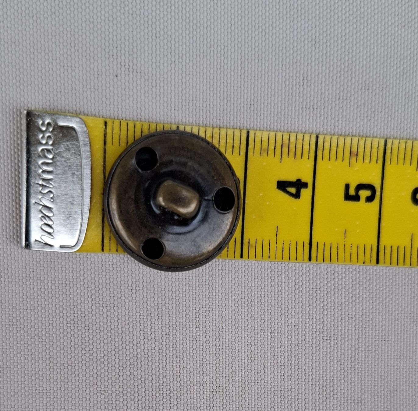 Bottoni: 4er Set Knöpfe Messing-Look, 20 mm. – Usato da Dietikon venduto da Hirschkopf 2