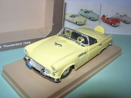 Ford Thunderbird  1956 gelb * Rio 1:43