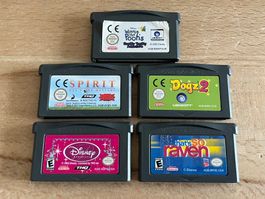 5 GBA Spiele für Kinder geeignet, Dogz 2, Spirit, Winnie, …