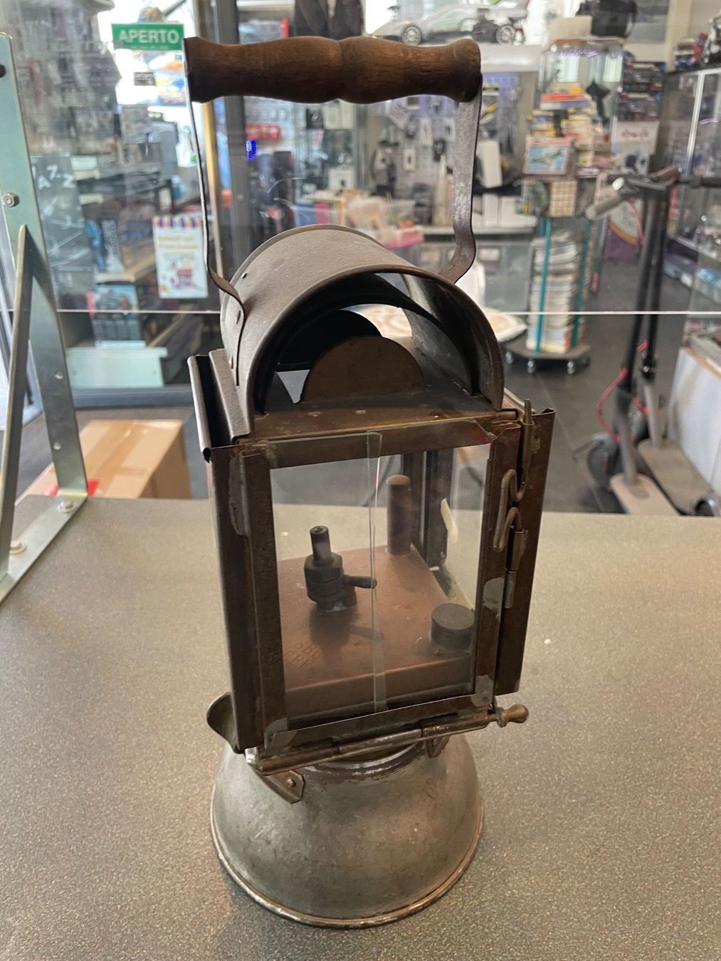 Lampes anciennes: Vintage Eisenbahn?  Laterne Handlampe – D'occasion à Chiasso par Carrara-Modellismo 2