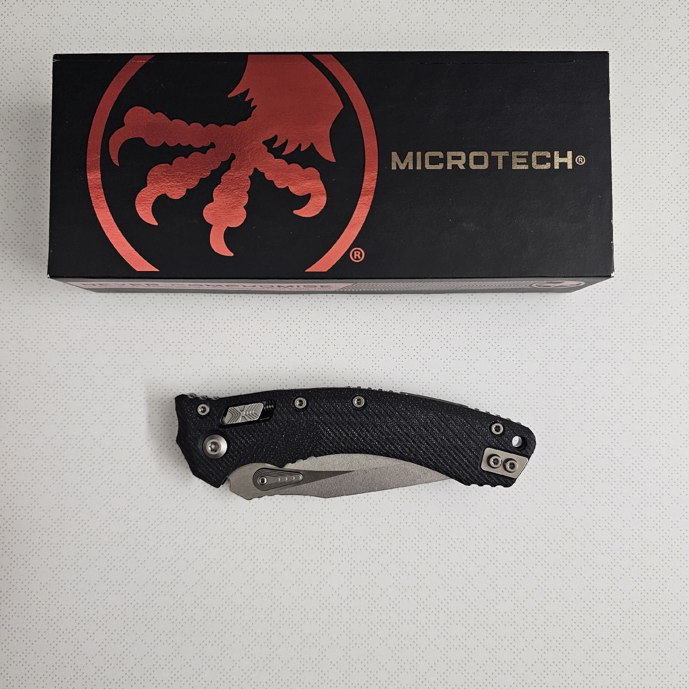 Spyderco Coltelli tascabile: Microtech Amphibian RAM-LOK, Sackmesser – Nuovo e nell'imballaggio originale da Egg b. Zürich venduto da Kunst_Shop_Schweiz 2