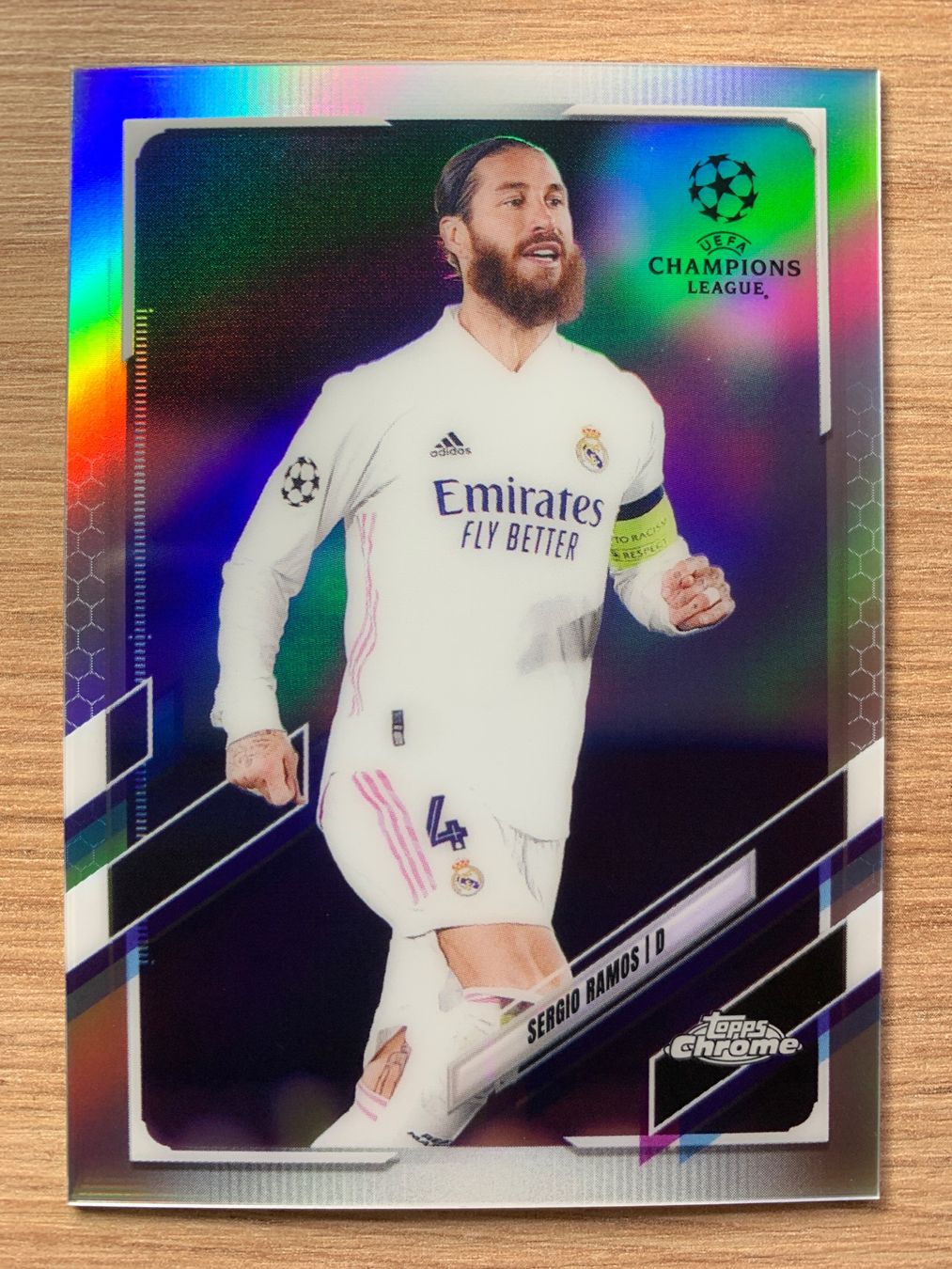 Topps Carte collezionabili: Soccer Sergio Ramos REFRACTOR Chrome 2021 – Usato da Netstal venduto da Clutch79Cardz