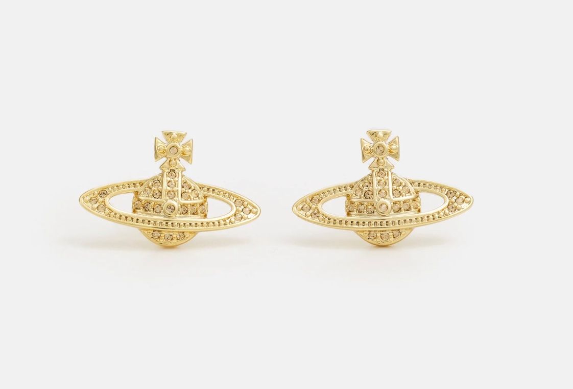 Orecchini pendenti & Orecchini a lobo: *Vivienne Westwood MINI BAS RELIEF EARRINGS - Ohrringe – Nuovo e nell'imballaggio originale da Oberaach venduto da Dandy2021