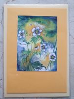 2 Schreibkarten Blumen (Neu + Originalverpackt)
