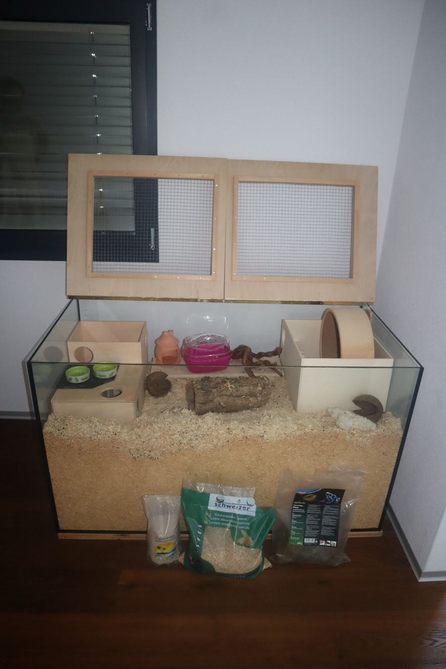 Terrariums: Nagerbecken mit Zubehör – D'occasion à Rothenburg par jerry2002