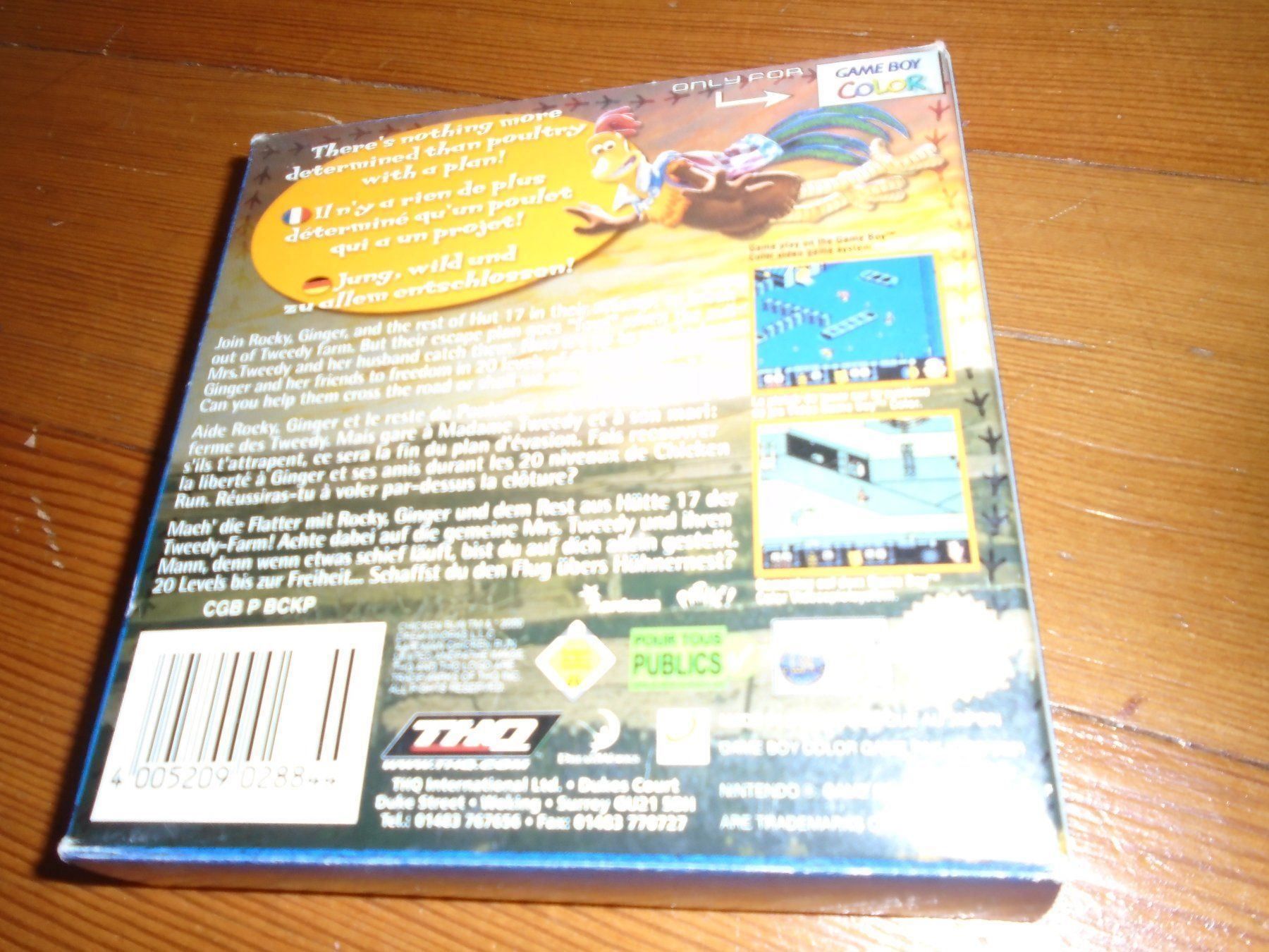 Giochi: Chicken Run Gameboy Color OVP – Usato da Olten venduto da Disc-Ausverkauf 1