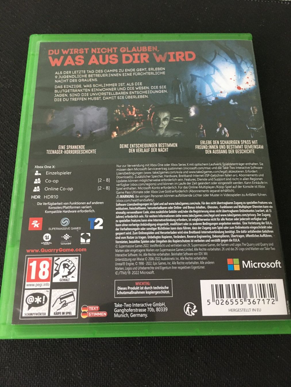 Microsoft Giochi: The Quarry für Xbox One – Usato da St.Gallen venduto da Punktchen01 1