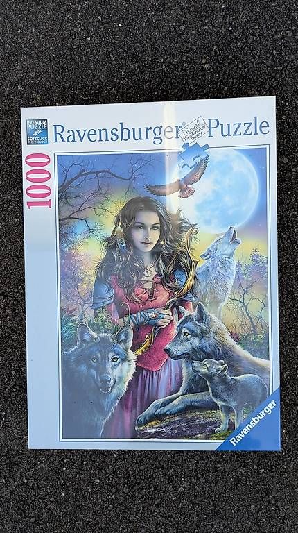 Puzzle: Puzzle 1000 Teile, Wolf, Ravensburger – Usato da Breitenbach venduto da ani_tc2l