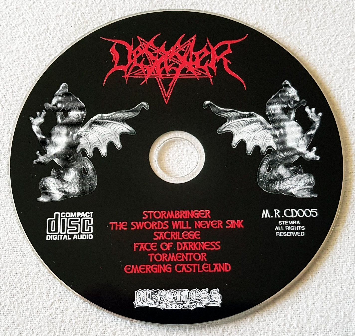 CD: Desaster ‎– Stormbringer - CD - 1997 - First Press – Usato da Uster venduto da Zardodel 2