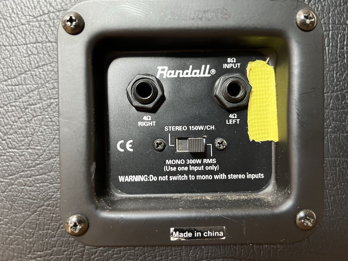 Randall Amplificatori: Randall RH100 mit Box und Fussschalter – Usato da Oberdorf SO venduto da NoHero 4