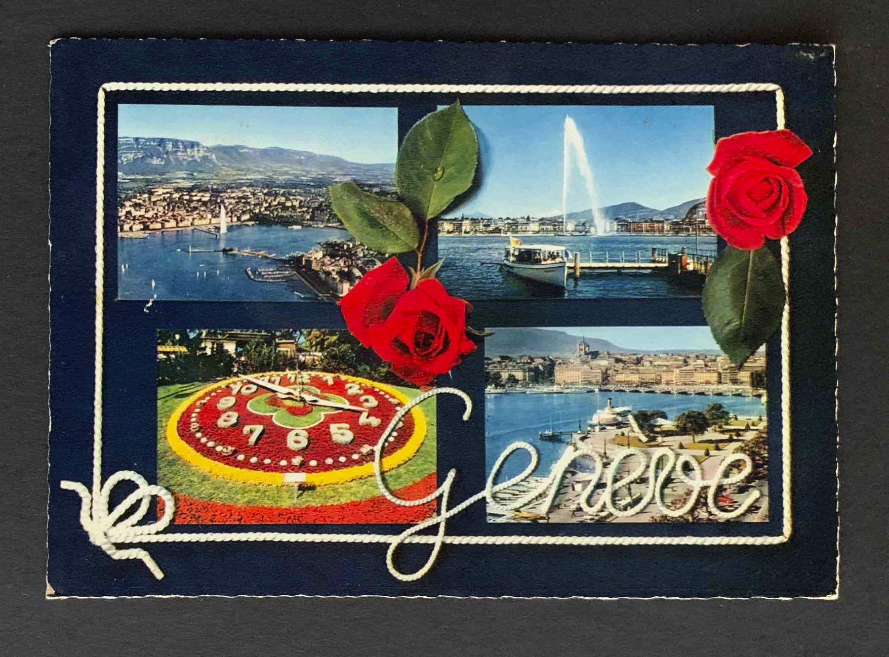 Cartoline postali: AK Geneve IRIS – Usato da Goldau venduto da artelier1