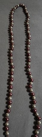 Perlen (unechte): Elegante Perlenkette, Bicolor, Vintage Look – Neu (gemäss Beschreibung) aus Erlinsbach SO von xandra23