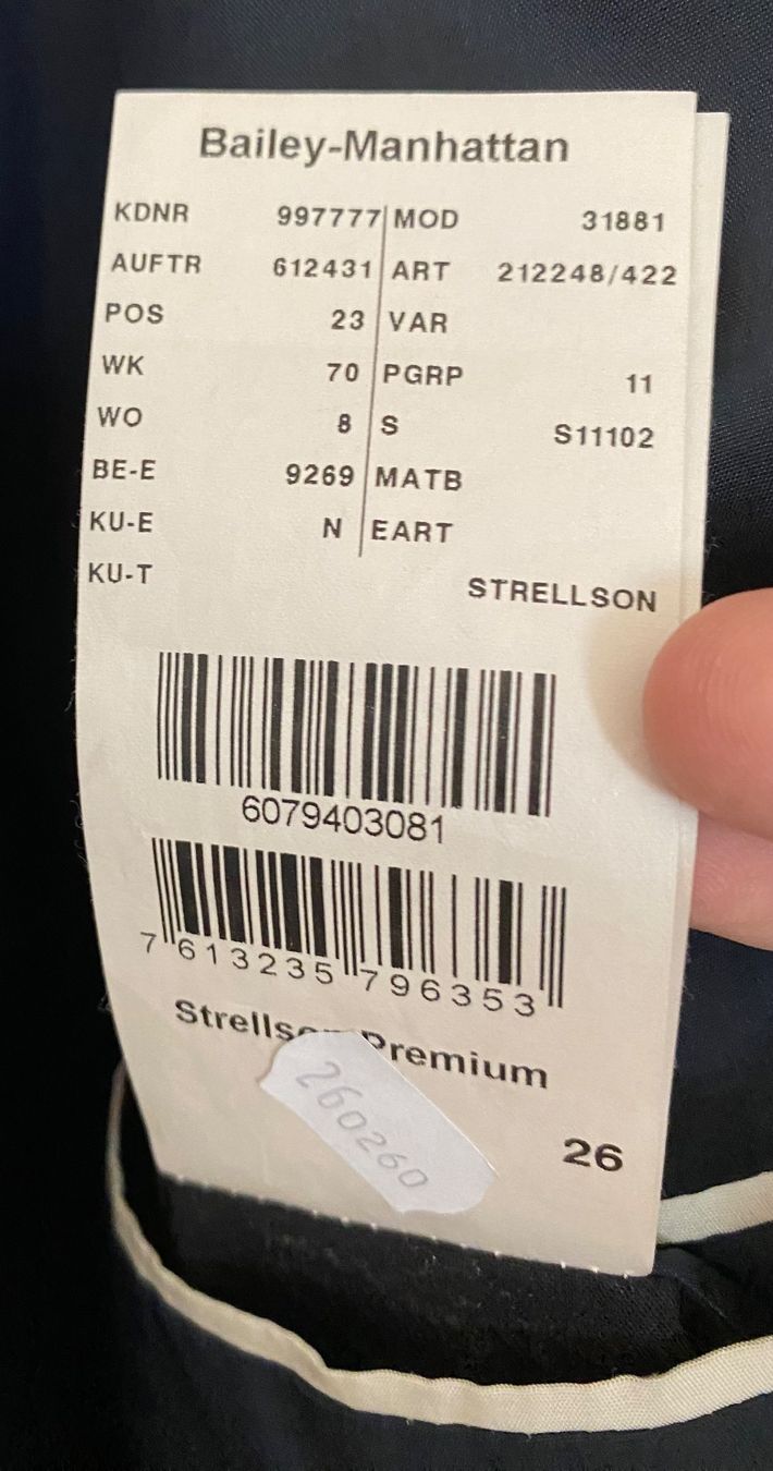 Strellson Giacche: Strellson Herren Blazer Gr. 26 – Nuovo (secondo la descrizione) da Frauenfeld venduto da LIL_NA 9