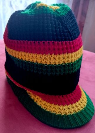 Bob Marley Kappe, 100% Acryl, One Size, nie getragen, NEU
