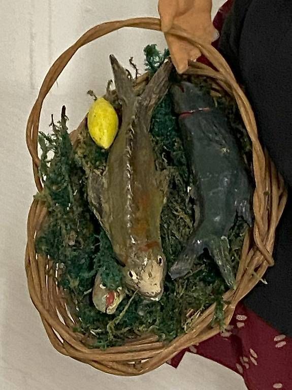 Statuette: santon de provence vendeuse de poisson – Usato da St-Blaise venduto da NSUTT1953 4