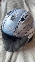 Casque arai snow dome blue + intercom cardo 2x JBL
