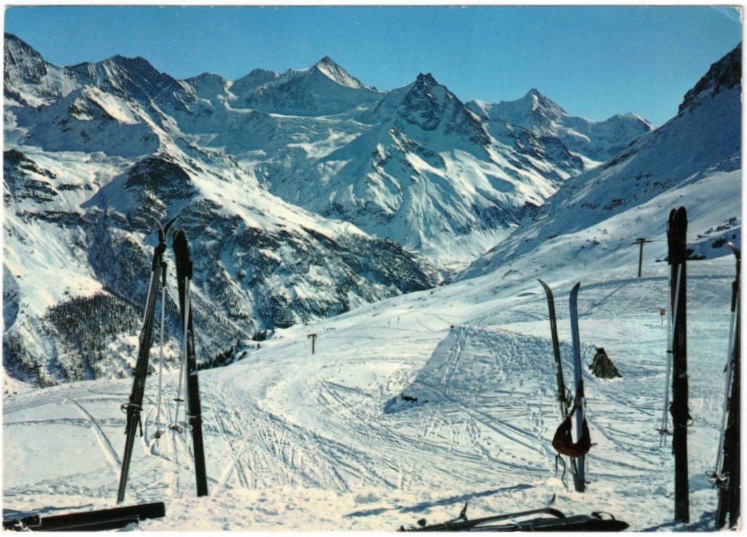 Cartoline postali: Zinal - Skilift Sorebois – Usato da Binningen venduto da Mountainrider
