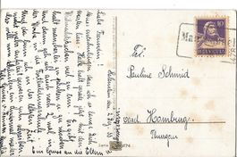 Bahnpoststempel Mannenbach TG, 1933