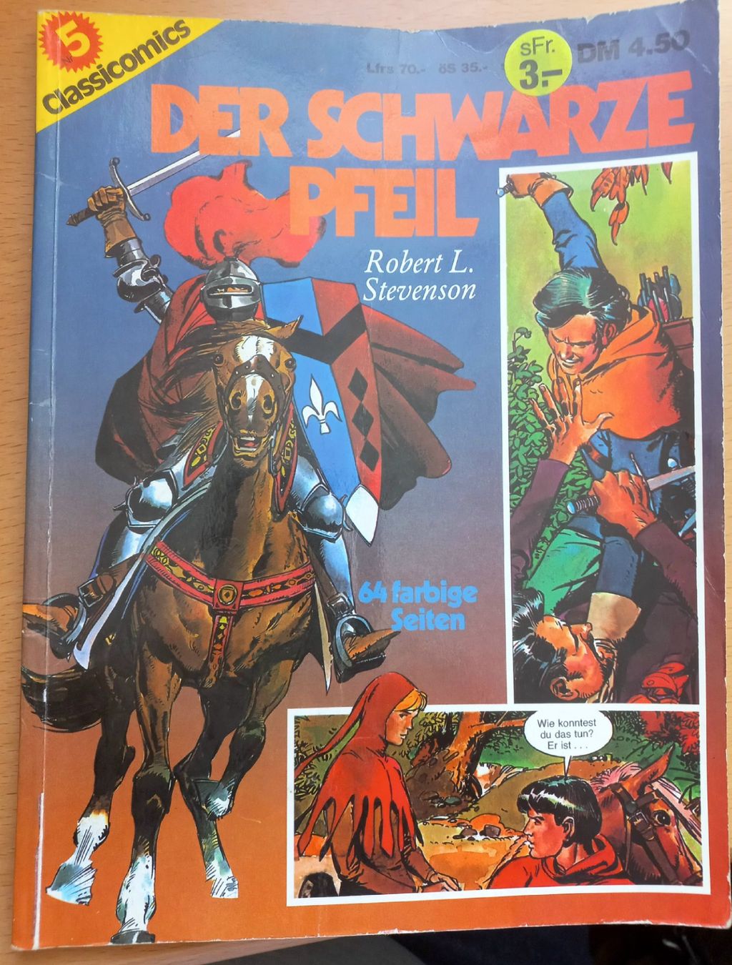 Fumetti: Comic - Classic Comics 5 - Der Schwarze Pfeil – Usato da Niederuzwil venduto da lubimaja