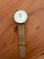 Armbanduhr Cluse Gold Edelstahl mit Mesh Armband gebraucht