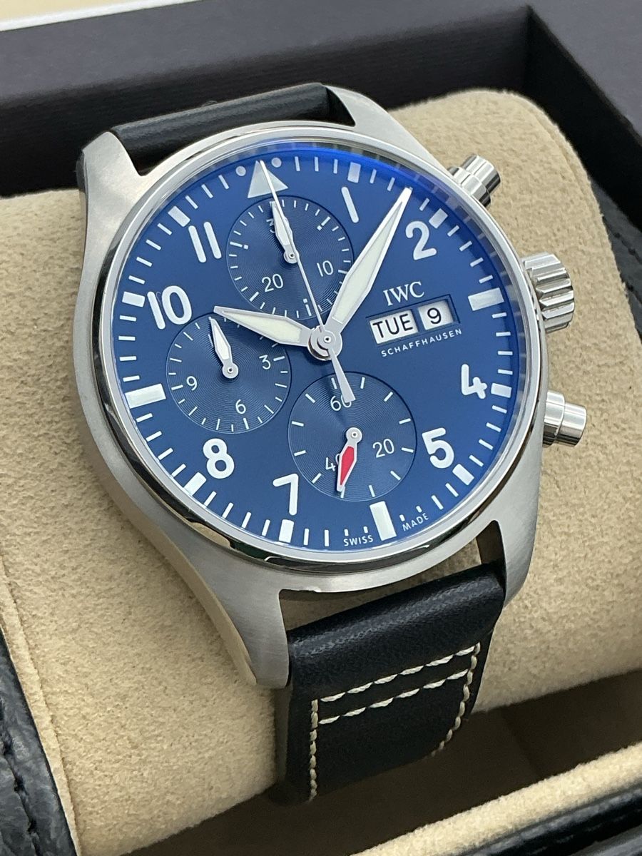 IWC Uhren: IWC Pilot Chronograph 41 12/21 Full Set IW388101 – Gebraucht aus Zürich von watchdealer-24 1
