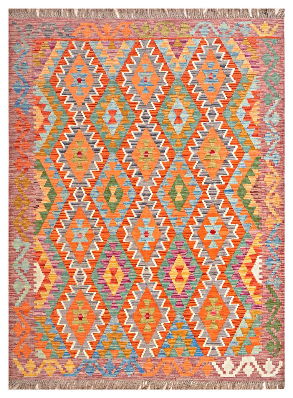 Kelim Tappeti: Oriente Kelim Teppich 150x200 Cm – Nuovo e nell'imballaggio originale da Lahore venduto da Fairways79 5
