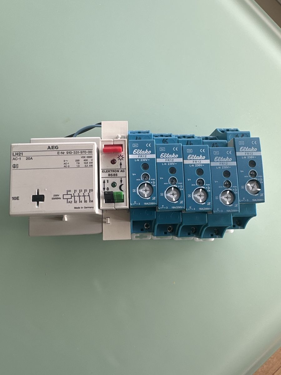 Componenti elettronici: AEG LH21 + Eltako FR12 Relaise – Usato da Lanzenhäusern venduto da holzchirurg