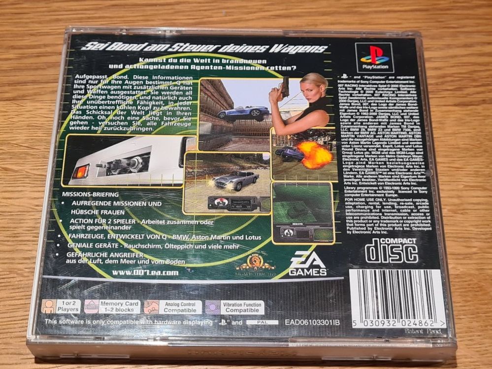 playstation 1 james bond