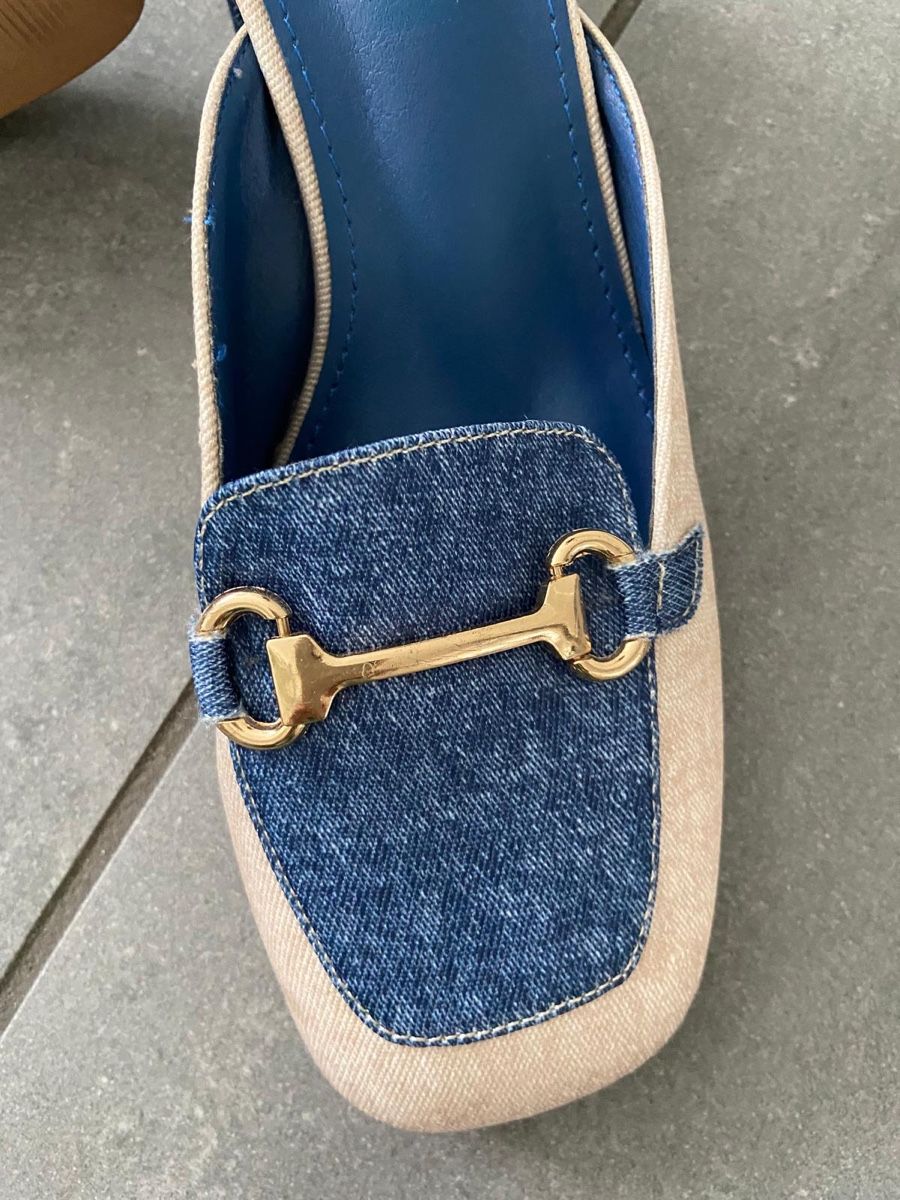 Scarpe da donna: Pantolette Jeanslook Gr. 40 NEU – Nuovo (secondo la descrizione) da Thalwil venduto da Leo33x 1