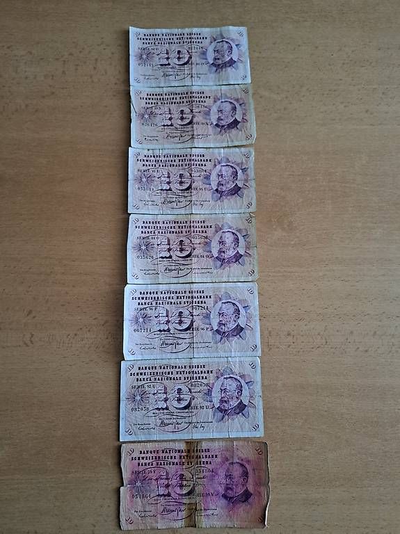 Banconote: Billets banque Suisse – Usato da Lausanne venduto da sus_nyq5 3