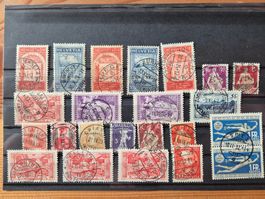 CH-Briefmarken mit Vollstempel Zustand gem.Bild K6