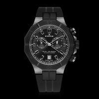 Edox Delfin The Original Chronograph "schwarz" (Fabrikneu)