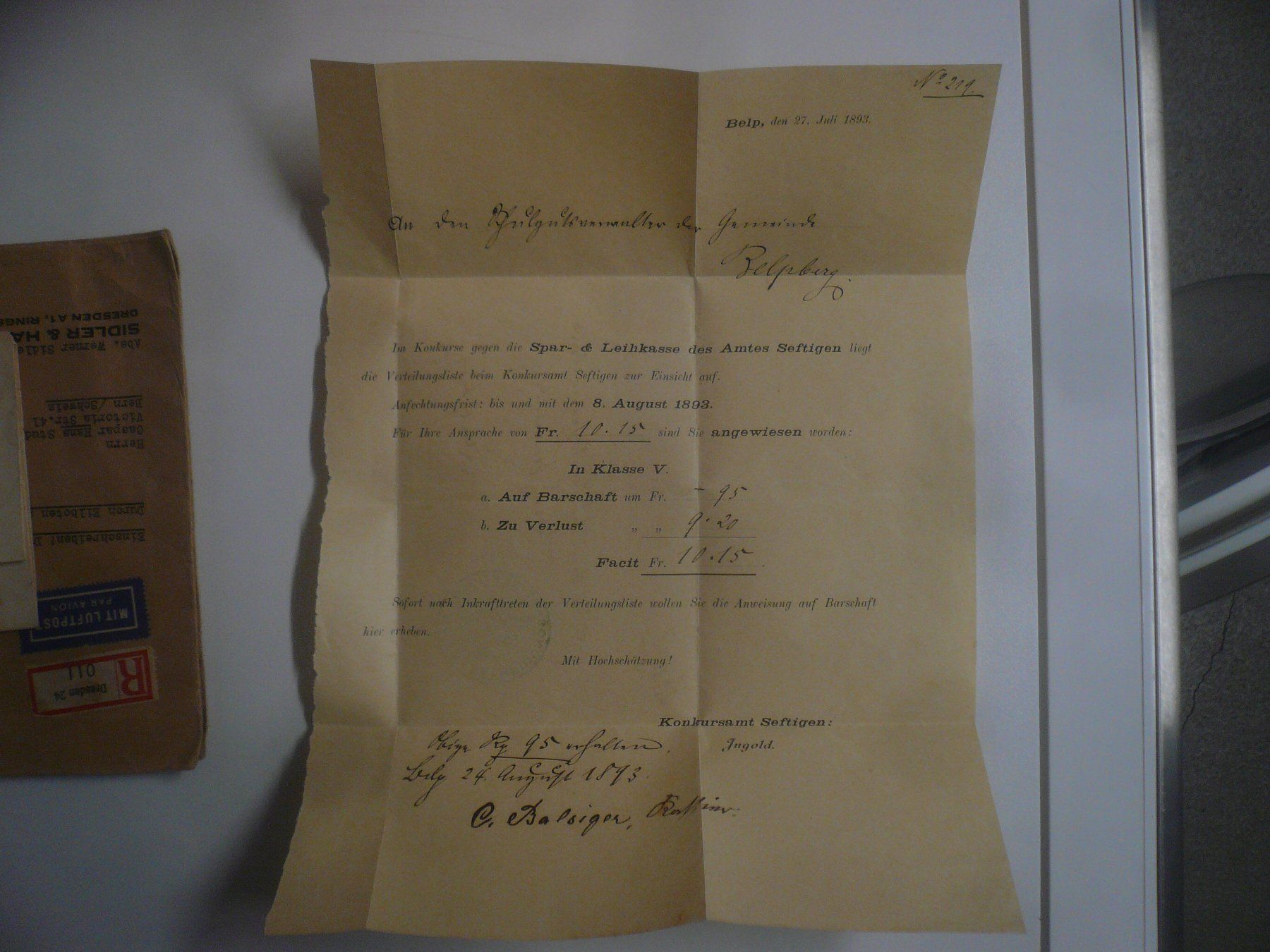 Alle Briefmarken: BedarfsBrief Seftigen - BelpBerg 1903 – Gebraucht aus Oberhofen am Thunersee von luuping99 2